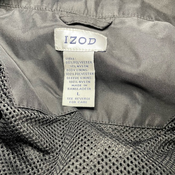 Mens Izod Pullover Windbreaker - Picture 5 of 8